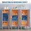 Armoire verrouillable en métal, armoire de rangement en métal 39 po avec serrure, tablette réglable et ventilation, casier en acier pour la salle de sport, l'école, le bureau, la maison-130183765