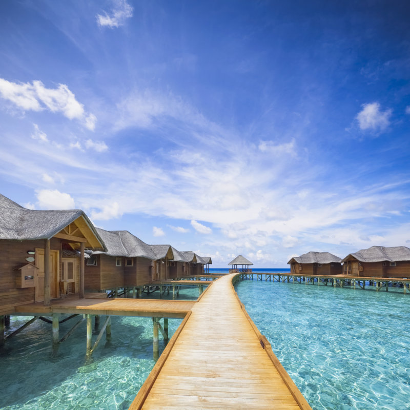 Maldives Boardwalk par Cinoby, H 12 po x l 12 po