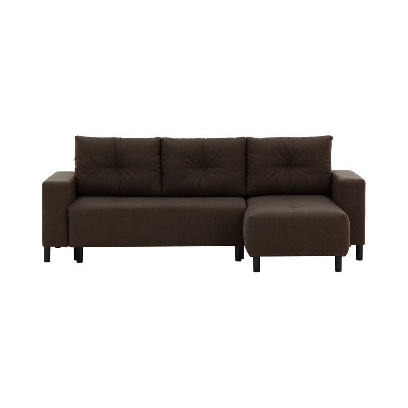 Hollar 4 Seater Sofa Bed, Brown