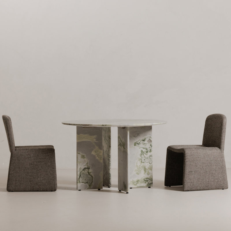 Celia Round Marble Dining Table