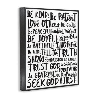 " Virtues Black And White "