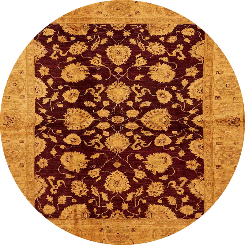 Abstract Indoor Rug, Round 8'