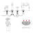 Widespread Bathroom Sink Faucet With Drain Assemly-110224032