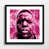 Matte Black/White Framed selected