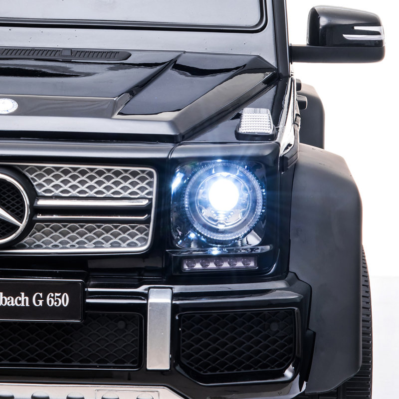 Landaulet 12V 1 place Mercedes Maybach G650, Noir