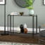 Ismir Glass Top Console Table-715275810