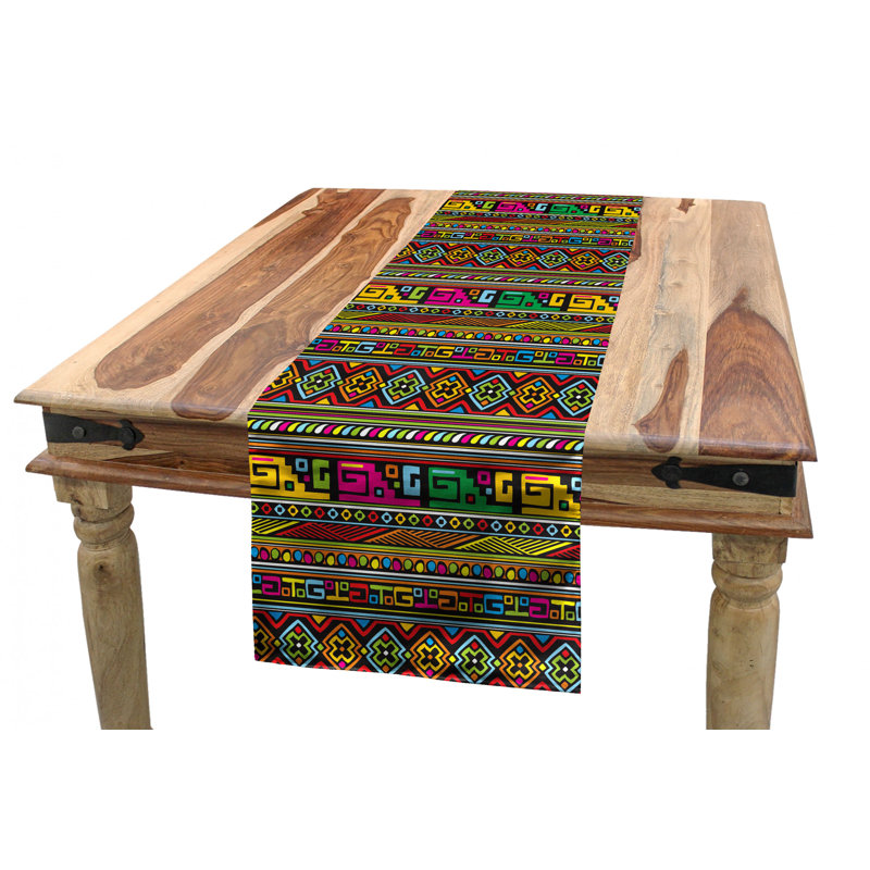 Geometric Table Runner, 72" x 16"