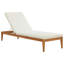 Chaise longue d'extérieur en bois de teck Northlake