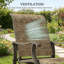 Chaise de patio extérieure coulissante en douceur avec siège incurvé confortable et structure en acier thermolaqué durable pour la détente-1976106372