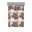 Rose / motif floral jaune souci