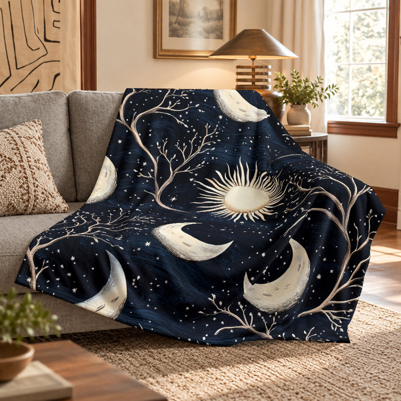 Quilted Throw Blanket, 60x80in