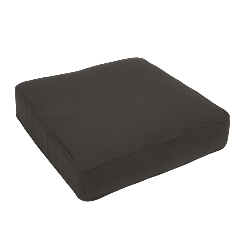 Coussin de siège Sunbrella, Sunbrella - toile noire