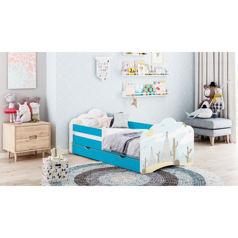 Quickep Cabin Bed Themed Beds, Blue, Cot Bed / Toddler 