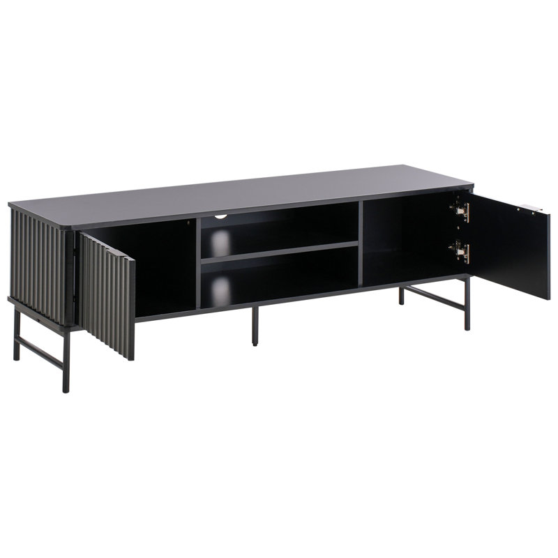 TV Stand GLASTONBURY, Black
