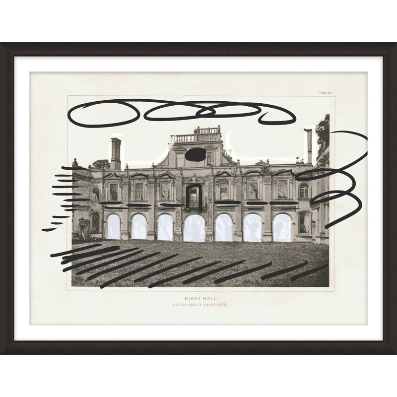 «Architecture Plates 3», reproduction d'art encadrée, H 21,25 po x l 26,25 po