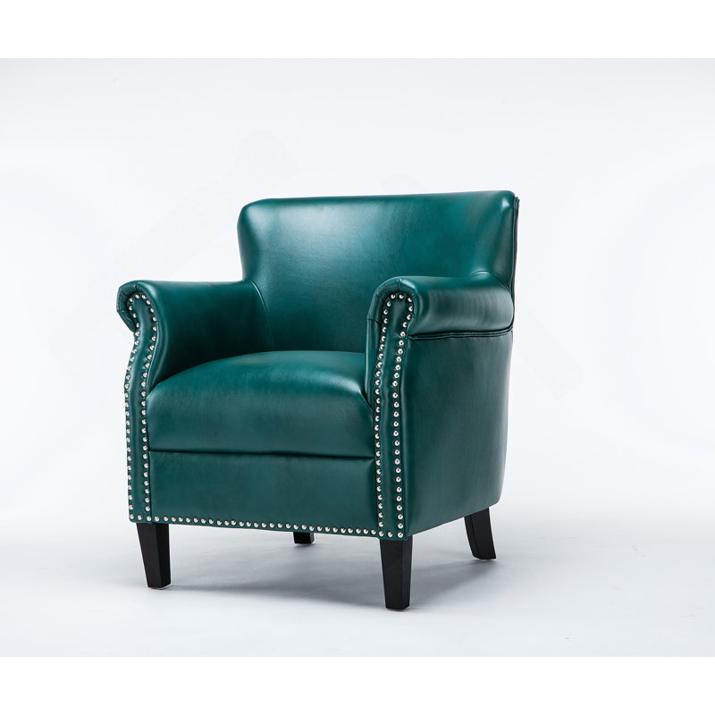 Fauteuil club bleu sarcelle, Vert