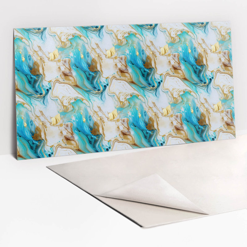 Audrone 50cm x 100cm PVC Singular Tile in Blue