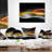 3D Gold Silver Wave Design - Abstract Printed Pillow