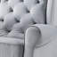 Chaise pivotante avec fauteuil oscillant