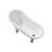 53.1'' x 25.6'' Freestanding Soaking Acrylic Bathtub-72770248-76285534
