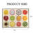 5 X 7 Ft Colorful Fruit Slice Rug for Kitchen Dining Room