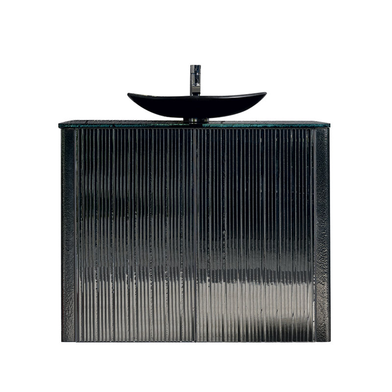 Princess 35'' W Single Vanity, Smoke Gray Silver