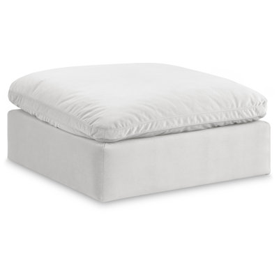 Humair Velvet Ottoman