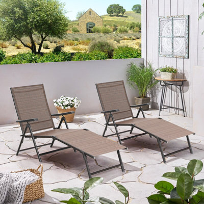 Giana Reclining Chaise Lounge Set by Sol 72 Outdoor