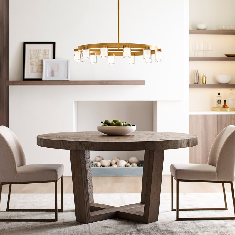 Esfera 12 - Light LED Chandelier, Natural Brass