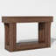 Console moderne en bois massif 47 po
