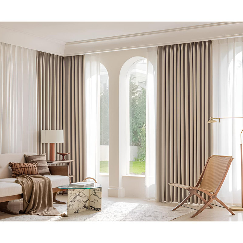 Yosbel Room Darkening Curtain Single Panel, 59" W x 106.3" L