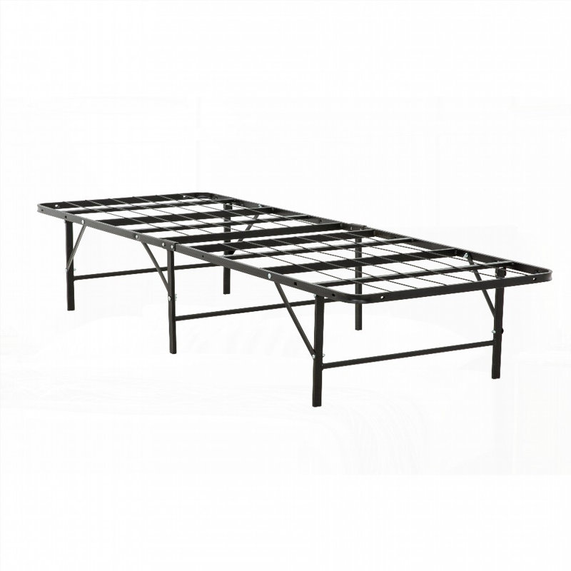 Twin XL Size Metal Bed Frame with Solid Construction, No Box Spring Needed, 38"L x 80"W x 14"H