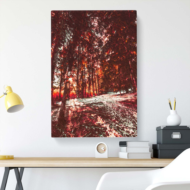 Forest Sunlight - Wrapped Canvas, 50cm H x 35cm W x 3cm D