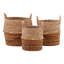 Hickory Basket Set Of 3 Natural