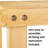16 Pair Solid Wood Accent