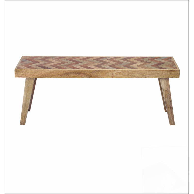 Mango Wood Bench,Natural Simple design, comfortable and durable, multi-functional bench
