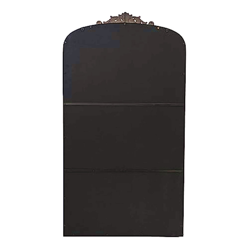 66" X 36" Full Length Mirror, Arched Mirror Hanging Or Leaning Against Wall, Large Gold Mirror For Living Room, Gold