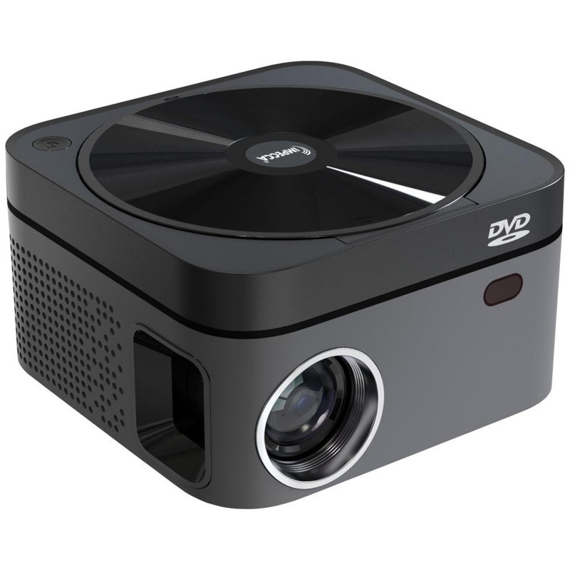 Impecca 120” Home Theatre DVD Projector, 110 ANSI Lumens, 720P, Includes Accessory Kit - Black