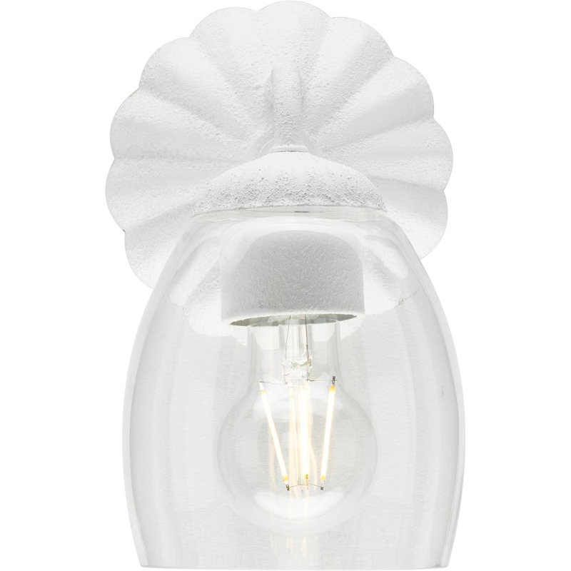 Quillan Dimmable Vanity Light, White Plaster, 1