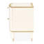 La Terrazza Nightstand - Creamy Pearl