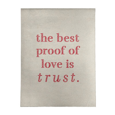 Quotes Chenille Indoor Rug