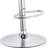 Contemporary Swivel Adjustable Barstool With Padded Seat And Back