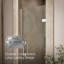 Components 27-5/8-In28-3/8-In W X 71-1/2-In Frameless Pivot Shower Door With 3/8-In Crystal Clear Glass And Back-To-Back Vertical Door Pulls-1645112157