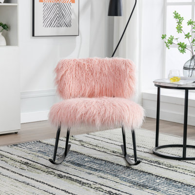 Grandview Faux Fur Rocking Chair