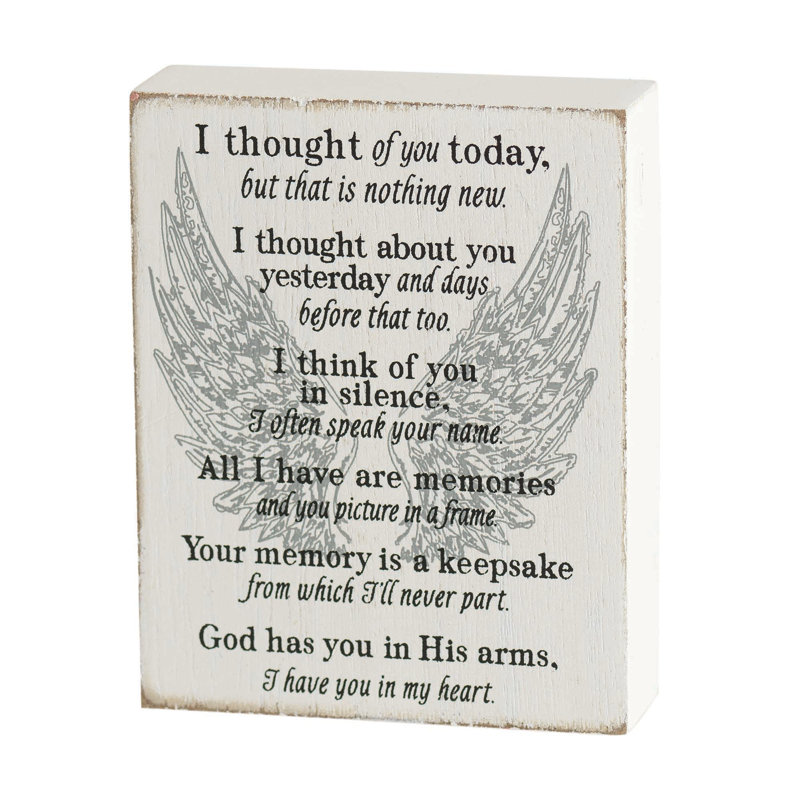 Borbon Text & Numbers Box Signs & Plaques