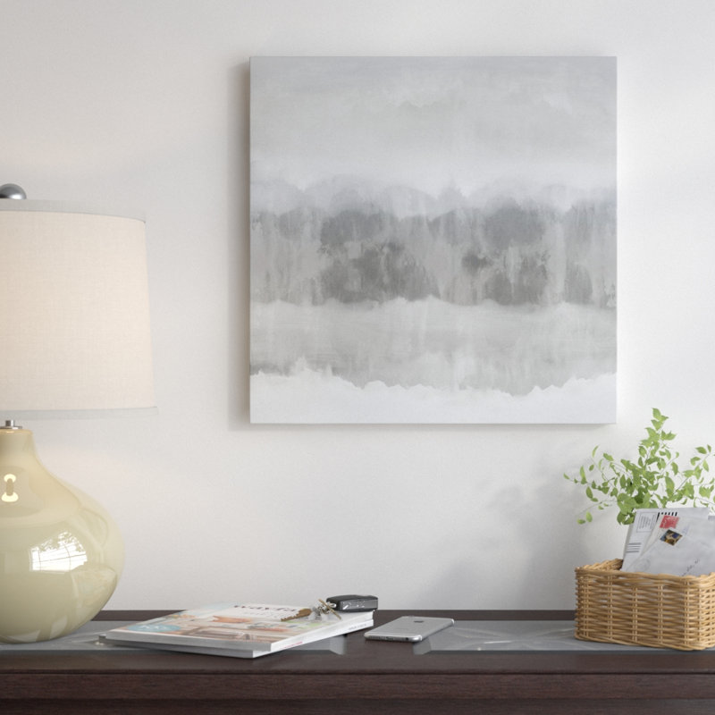 « subtil mouvement ii », reproduction d’art sur toile tendue, H 18 po x l 18 po x P 1,5 po, Toile avec cadre flottant noir