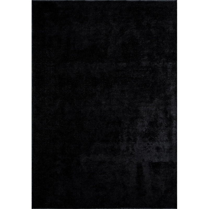 Rapture Area Rug in Black, Rectangle 6'7" x 9'10"