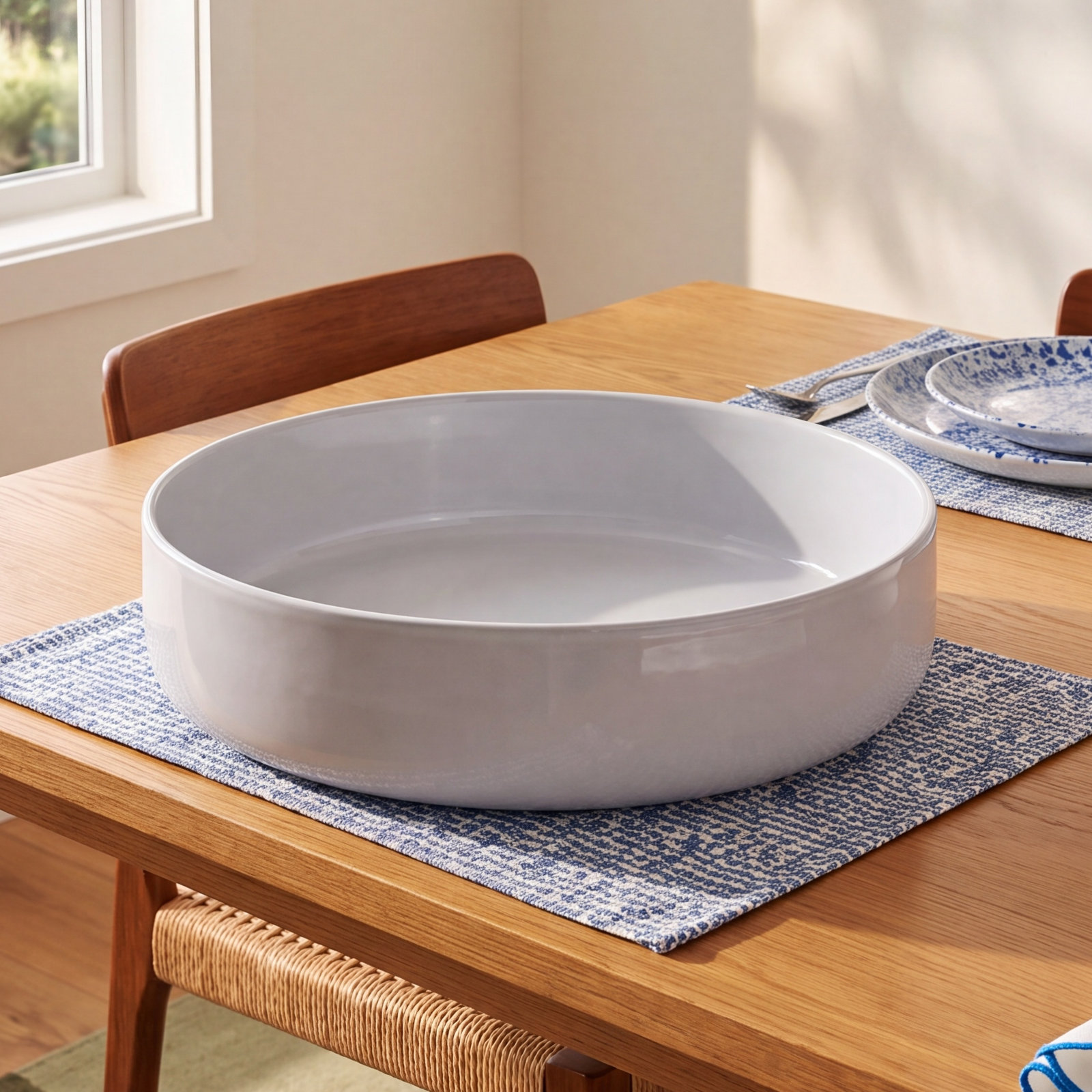Midnight Dining Bowl, Opal Gray