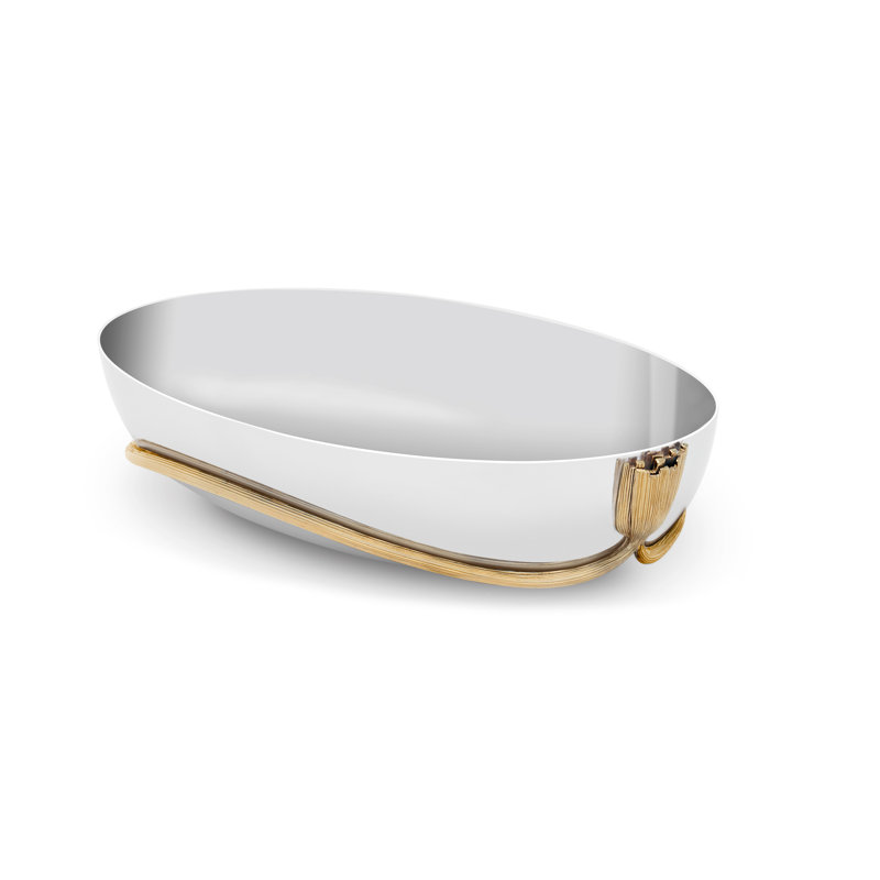 Deco Leaves - Oval Boat Large