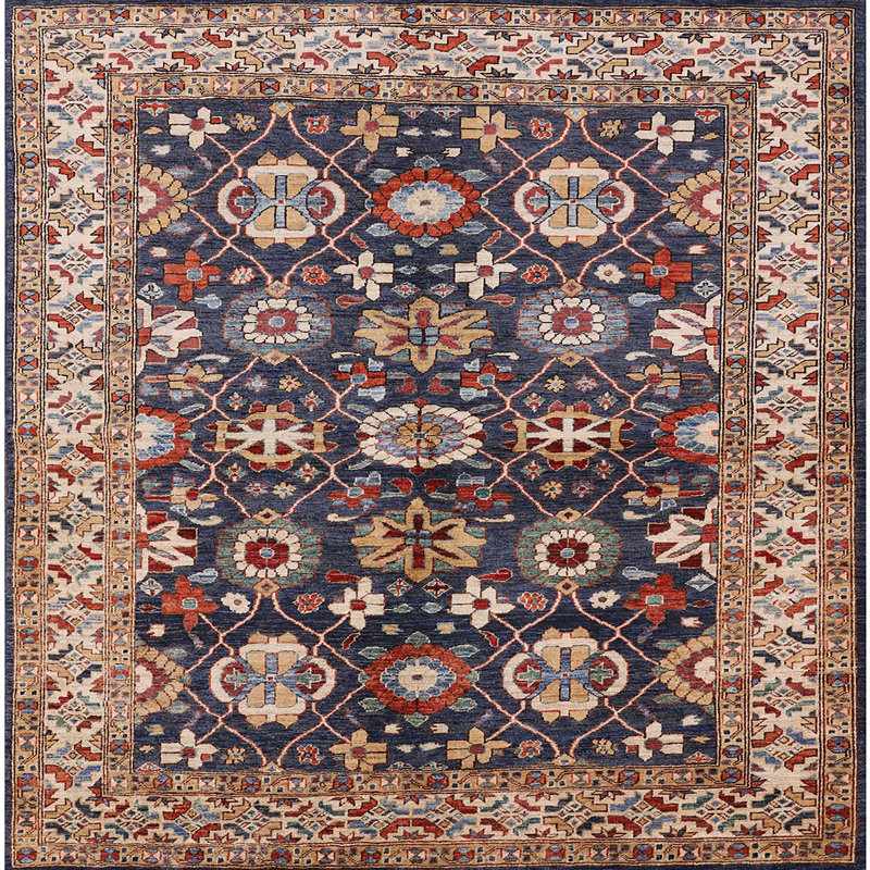 Oriental Indoor Rug, Square 7'